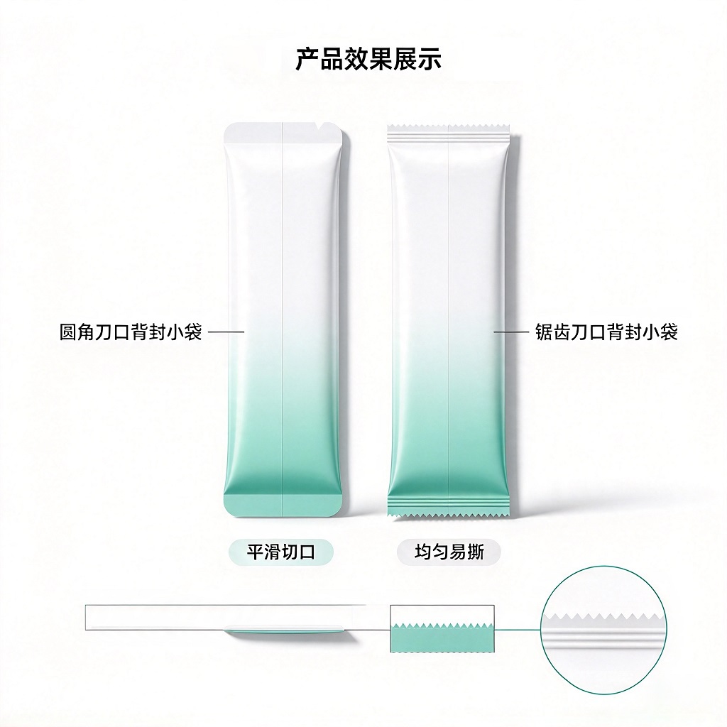 圆角刀口，锯齿刀口